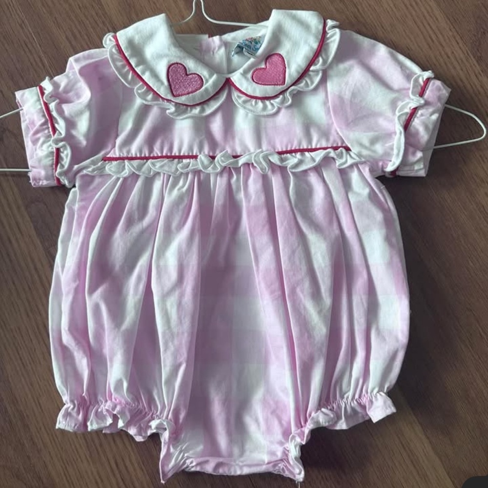 Valentine’s bubble romper